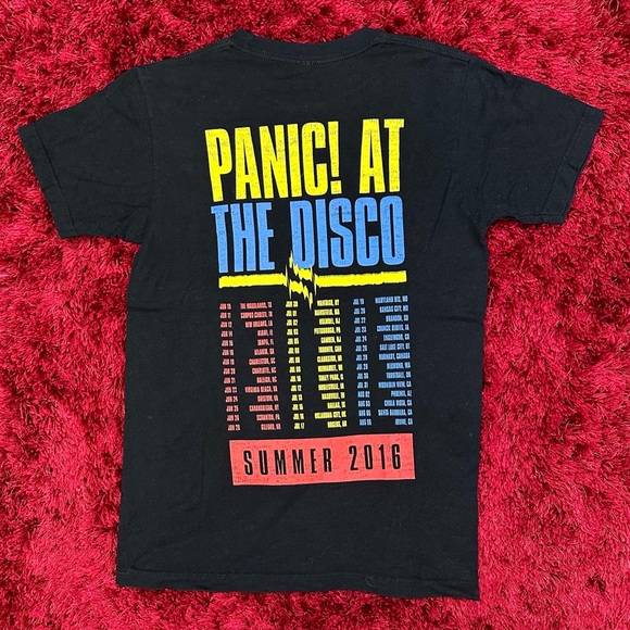 Panic At The Disco Summer 2016 Shirt Tour Brand Tultex Album Small - Picture 2 of 7